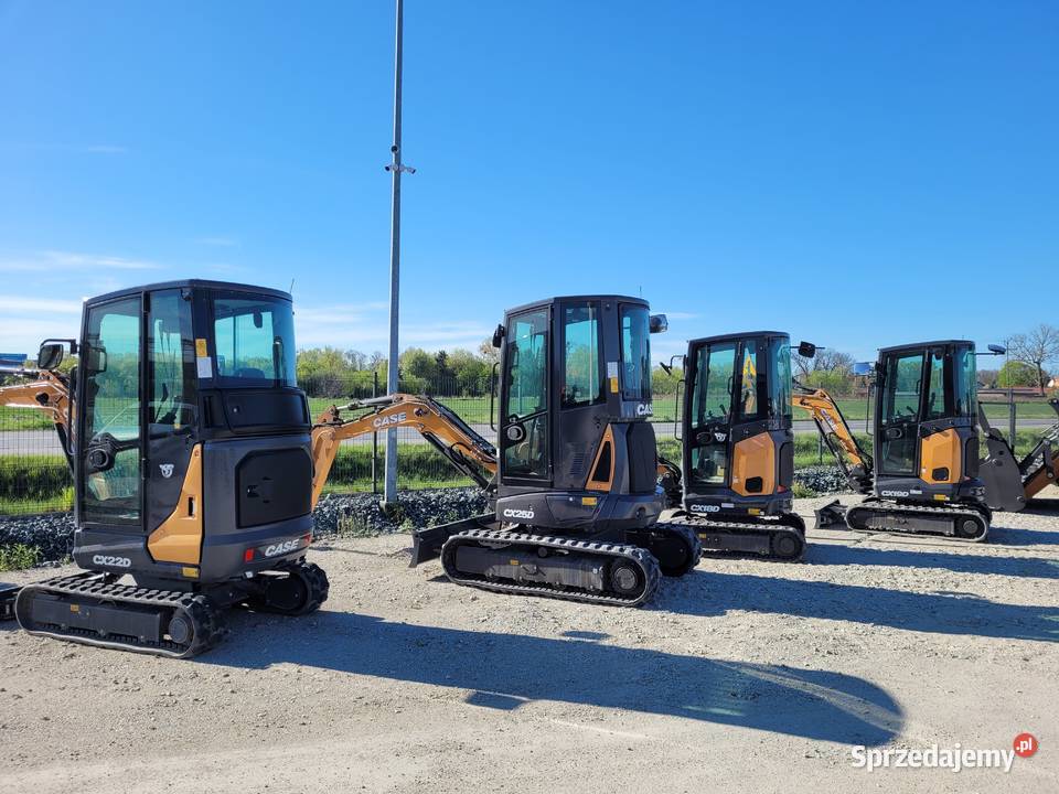 Koparka Minikoparka CASE CX19D Kąty Wrocławskie