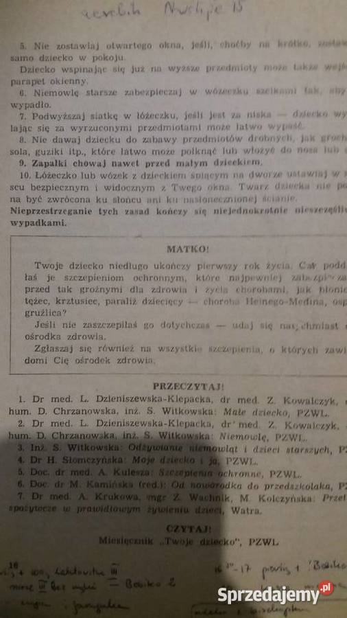 PZWL broszura 1981 Żywienie i pielęgnowanie Antykwariat Warszawa