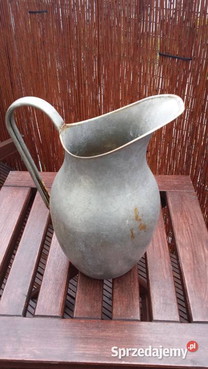 Stary aluminiowy dzbanek karafka retro vintage Warszawa