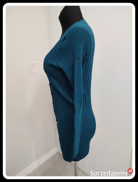 Dopasowany sweter kardigan 50 KASZMIR 36 S 38 M Płock