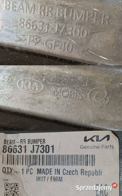 KIA CEED III KOMBI 18 BELKA WZMOCNIENIE ZDERZAKA sprzedam