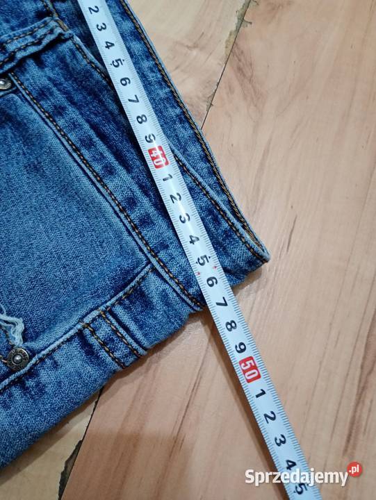 spodenki spodnie krótkie jeansowe SAROL W37 L32 Szczecin