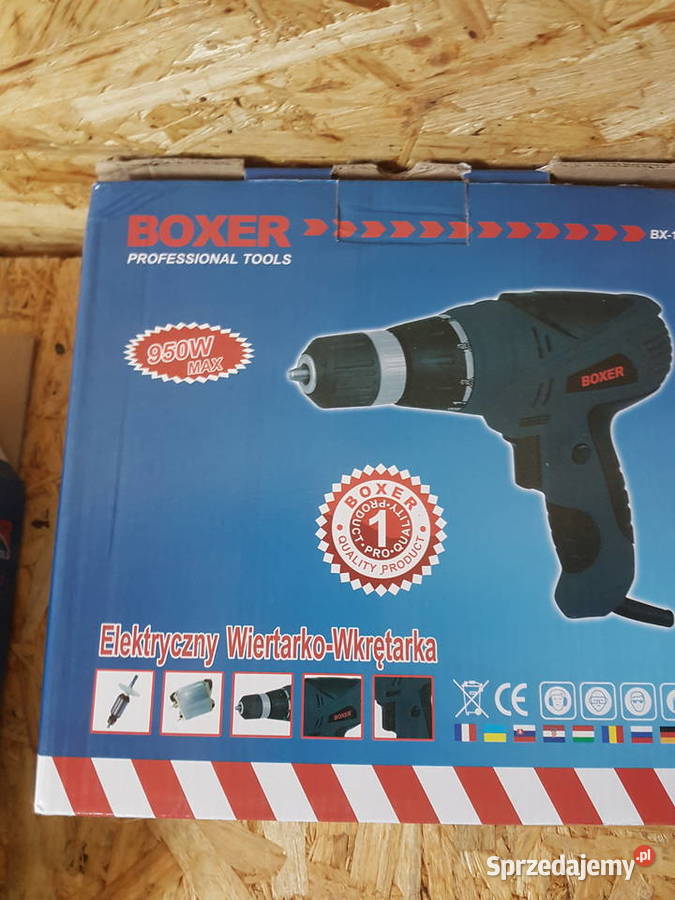 WIERTARKOWKRĘTARKA SIECIOWA 950W 750rpm BOXER Głogowa