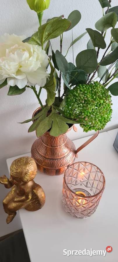 Ozdoby wazon aniołek świecznik