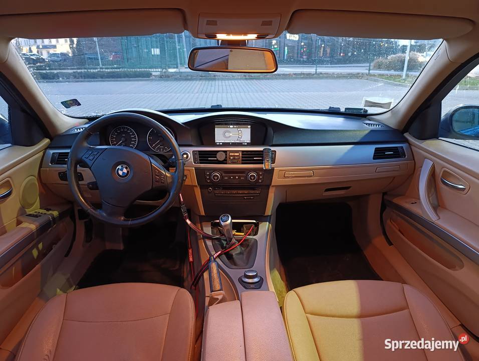 BMW E91 Touring 20D M47D20 Brązowe Skóry Navi Piaseczno