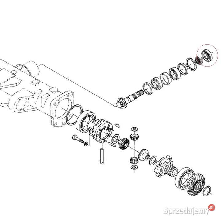 Uszczelniacz 24 x 60 x 10 mm Kubota L39 L3940