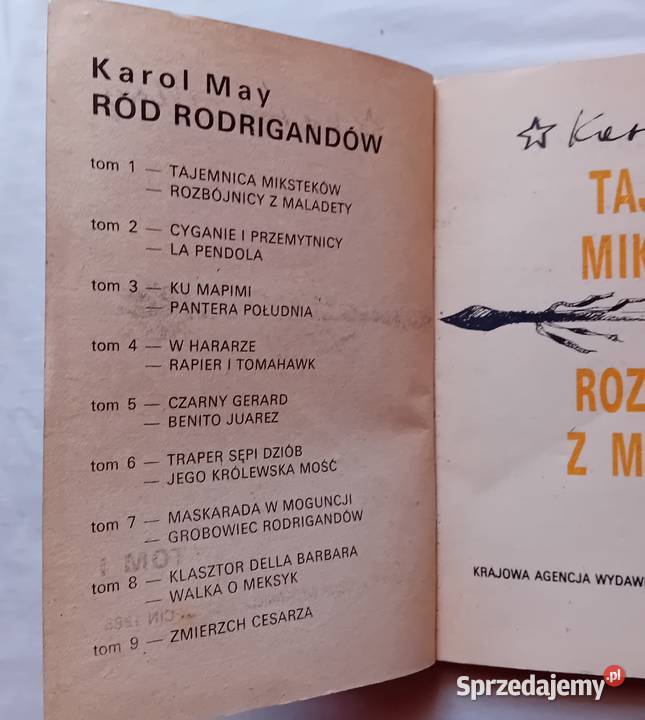 Karol May Tajemnica MikstekówRozbójnicy z wielkopolskie Koźminek