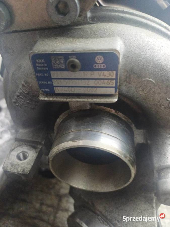 Turbosprężarka 20 tdi cffb 140 vw passat audi