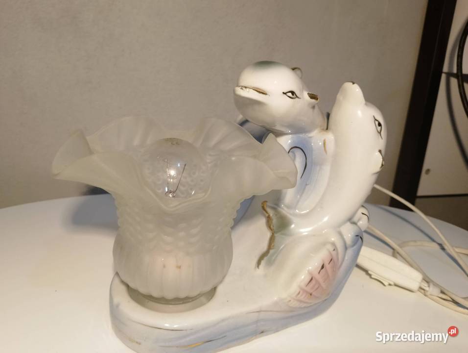 Lampa PRL delfiny sprzedam