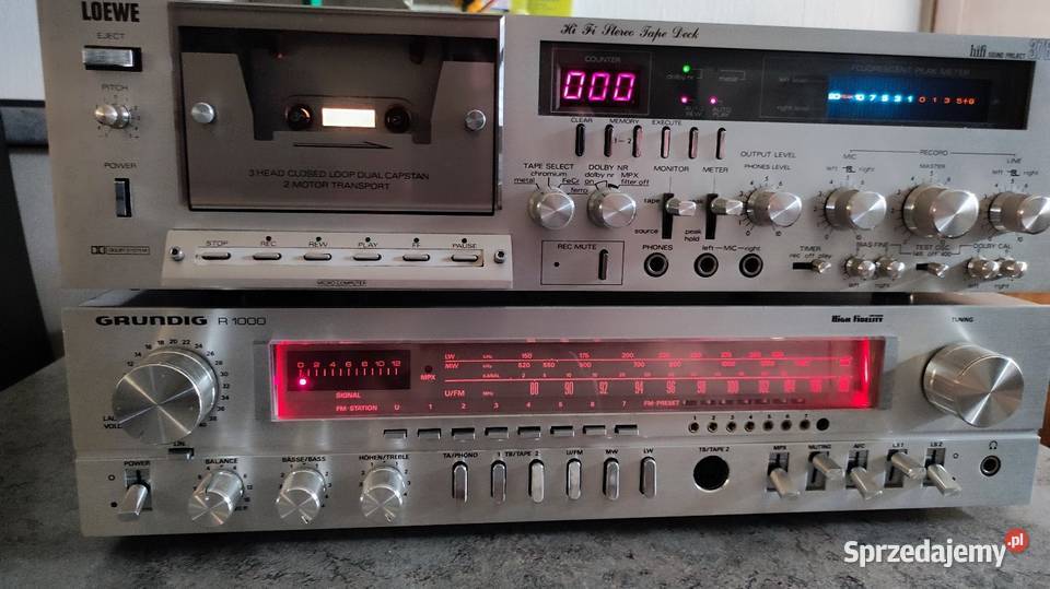 Deck wzmacniacz loewe Grundig wielkopolskie sprzedam
