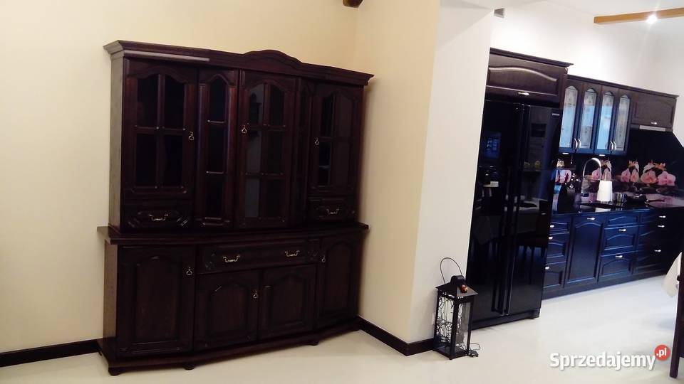 Stylowa Witryna 180 Orzech Ciemny Włoski Nowa