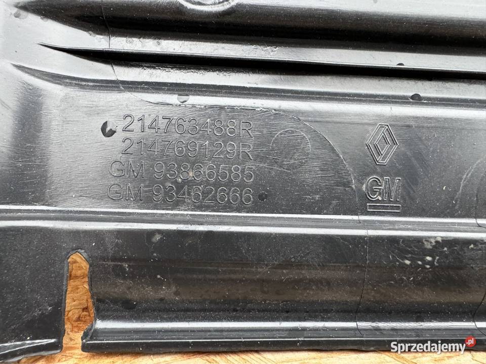 Wlot Kierownica powietrza trafić 3 III Vivaro B