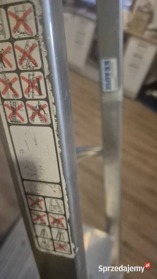 Drabinka AL trzyszczeblowa Krause śląskie Piekary Śląskie