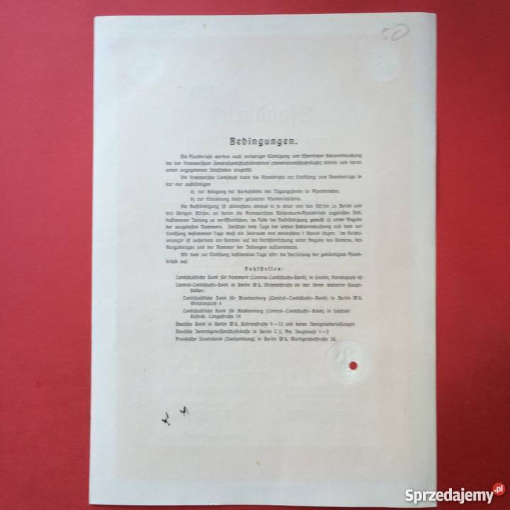 22 Papiery wartościowe 3000 reichsmark