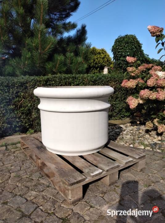 Donica toczona zewnętrzna średnica wewnętrzna 62 Donice Grodków sprzedam