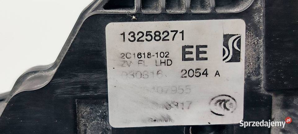 ZAMEK DRZWI LP OPEL MERIVA B II 13258271 Lipno
