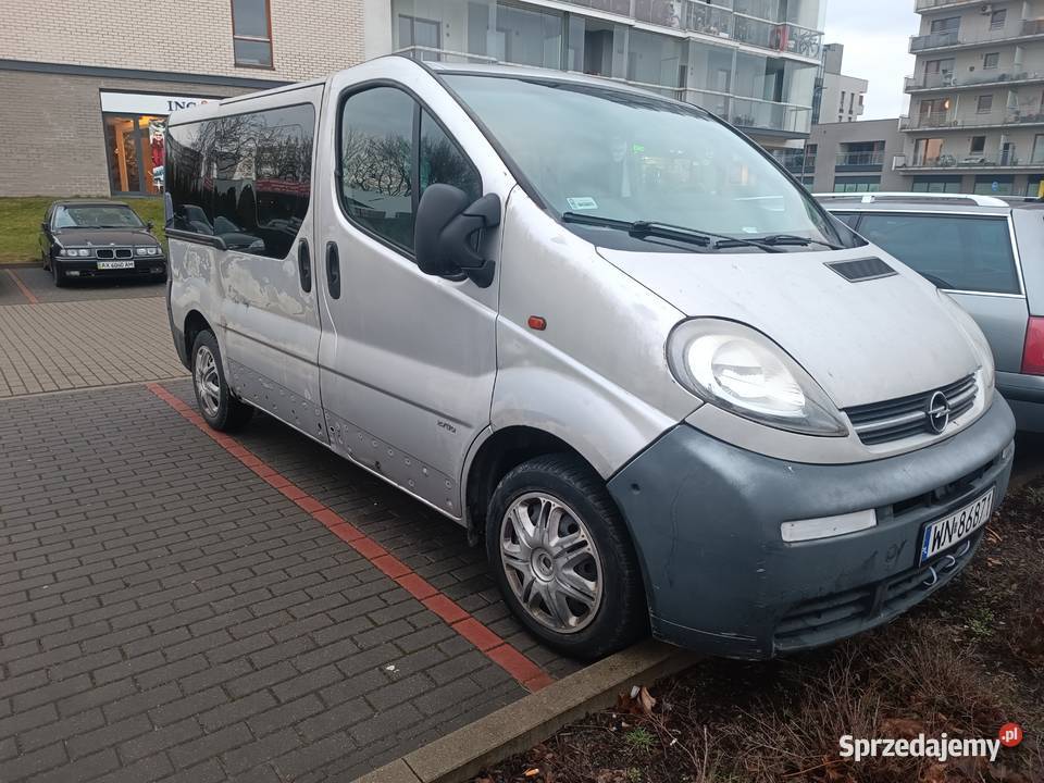 Opel Vivaro 19 TDI 2003r 6 osób 2700 dmc Opel Warszawa