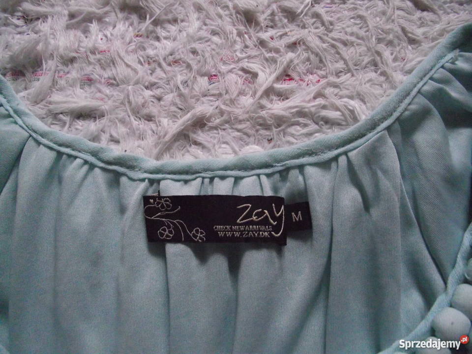 ZAY BLUZECZKA BOMBKA W ROZBIELONEJ MIĘCIE r M Piła