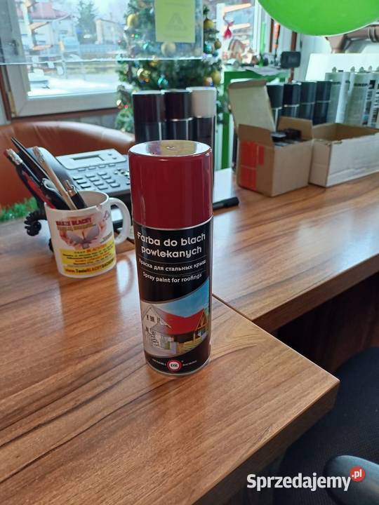 Farba Antykorozyjna do blachy dachowej RAL 3011p Dom i Ogród Kolbuszowa