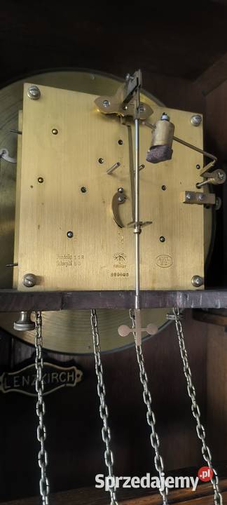 Lenzkirch 1913 r zegar stojący piękny wielki Antyki małopolskie Kwaczała sprzedam