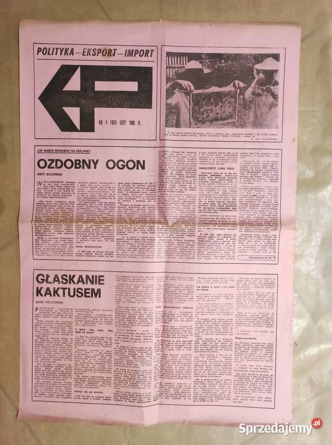 Polityka export import gazeta czasopismo 4183 Kielce