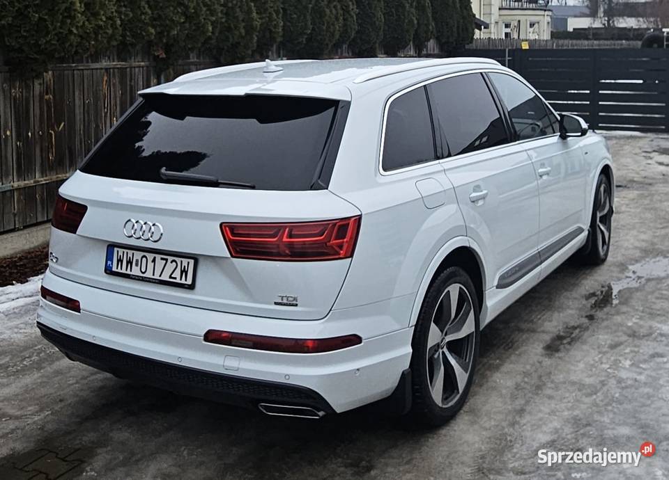 Sprzedam Audi Q7 30 TDI 7 os 272 160 2015r Warszawa