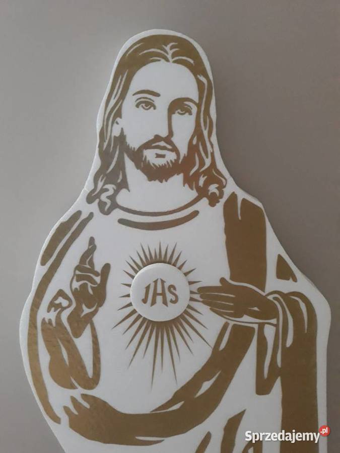 Postać Pana Jezusa z hostią dekoracja Pierwsza Dobrzyca