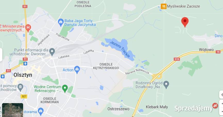 Działka pod zabudowę w miejscowości Nikielkowo Olsztyn sprzedam