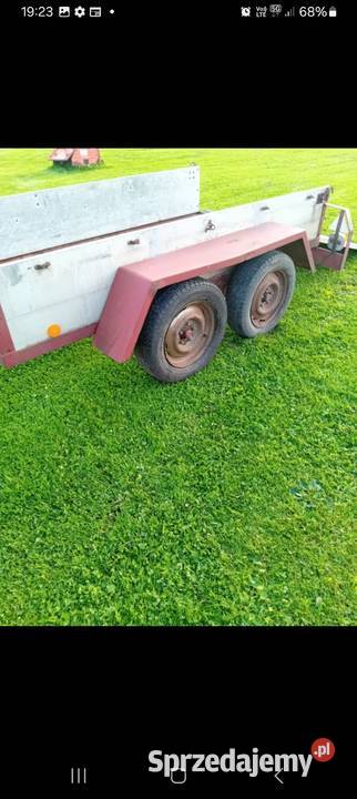 Przyczepka tandem laweta z najazdem 2t135x235 towarowe Nowy Sącz