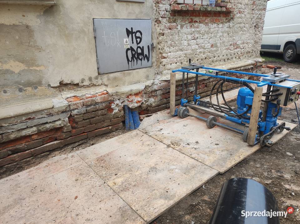 Osuszanie budynków metoda cięcia ścian PRINZ Wrocław