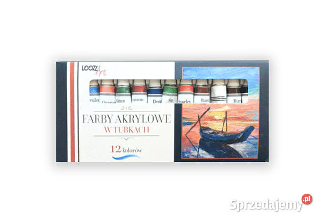 komplet farb akrylowych w tubkach farby akrylowe Warszawa