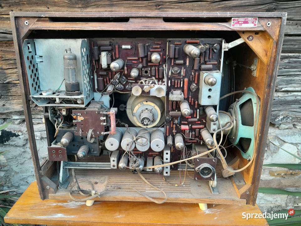 Stary telewizor lampowy TESLA zabytek retro Dąbrowa Górnicza