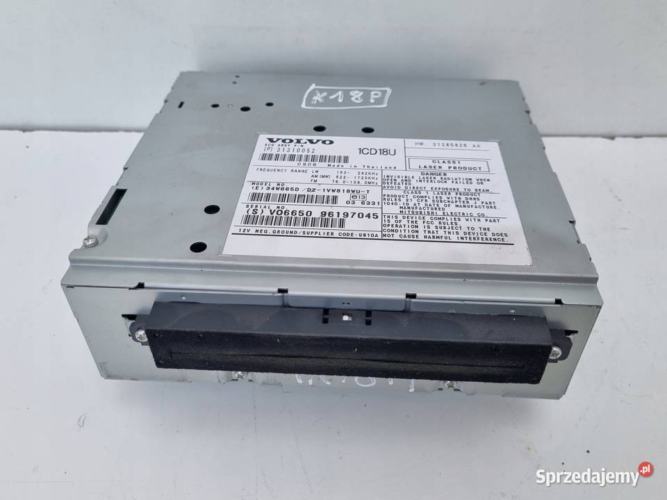 Volvo S40 II V50 RADIO CD radioodtwarzacz lubelskie Rudka