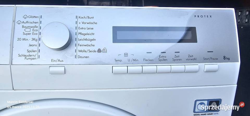 Pralka AEG Protex 8 silnik inwerter z gwarancją Szamotuły