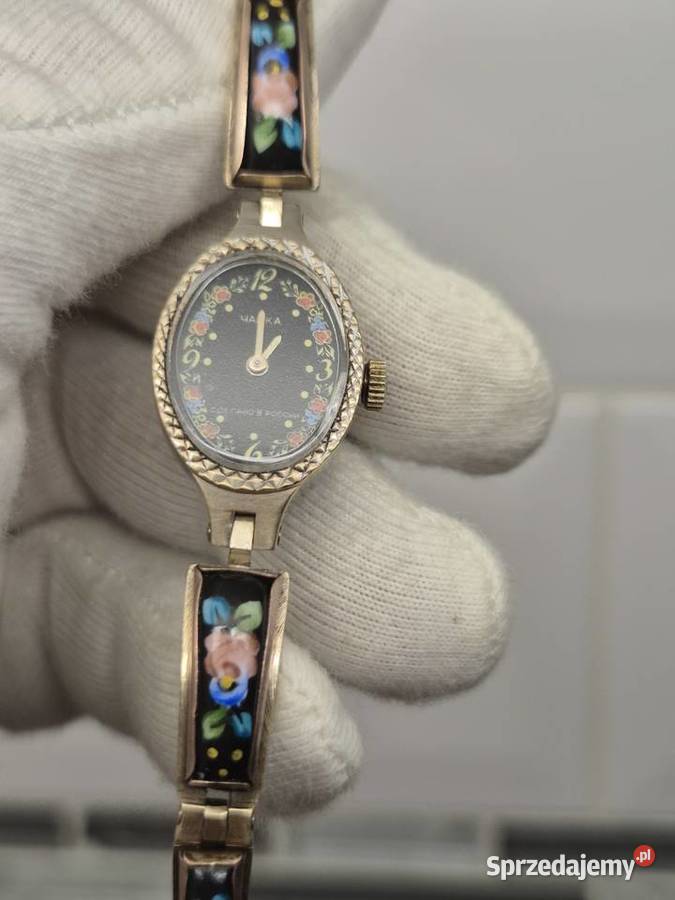 Piękny zegarek damski Czajka ceramika śląskie Chorzów