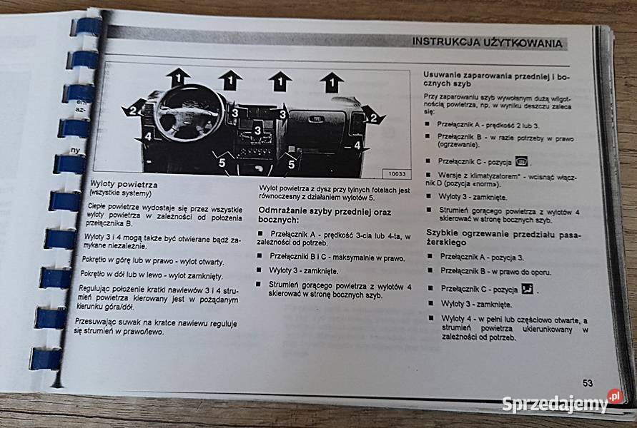 Instrukcja obsługi Seat Ibiza 1994 r Poradniki, albumy i reportaże wielkopolskie Ostrów Wielkopolski