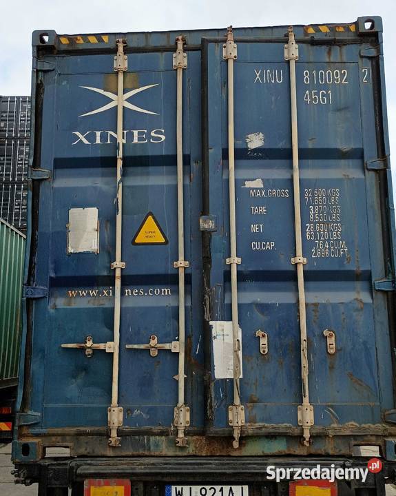 Kontener magazynowy 12m40HC używany Magazynowanie Warszawa