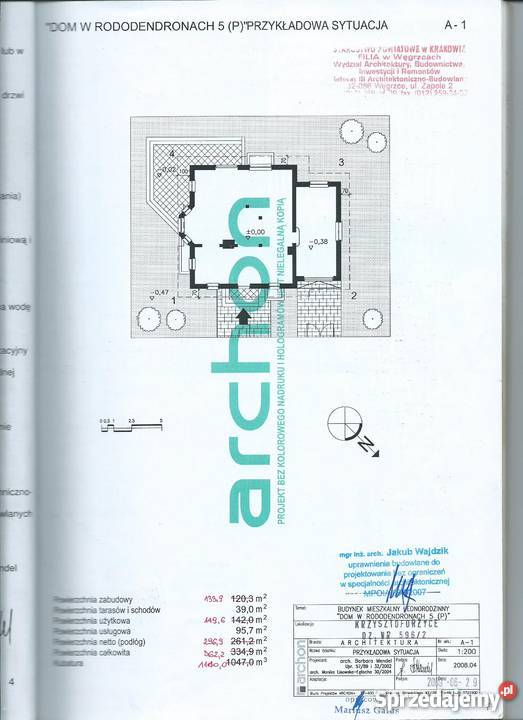 Dom w Rododendronach 5P Krzysztoforzyce 1496m2 Domy Nieruchomości Krzysztoforzyce