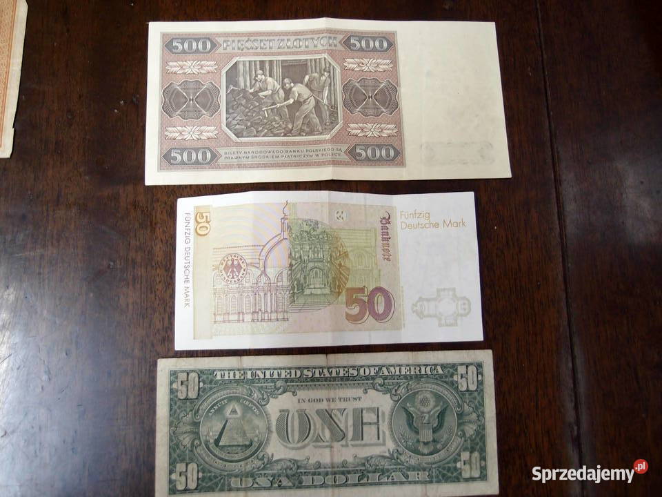 50 marek deutschland 1996 banknoty PRL i starsze Łódź