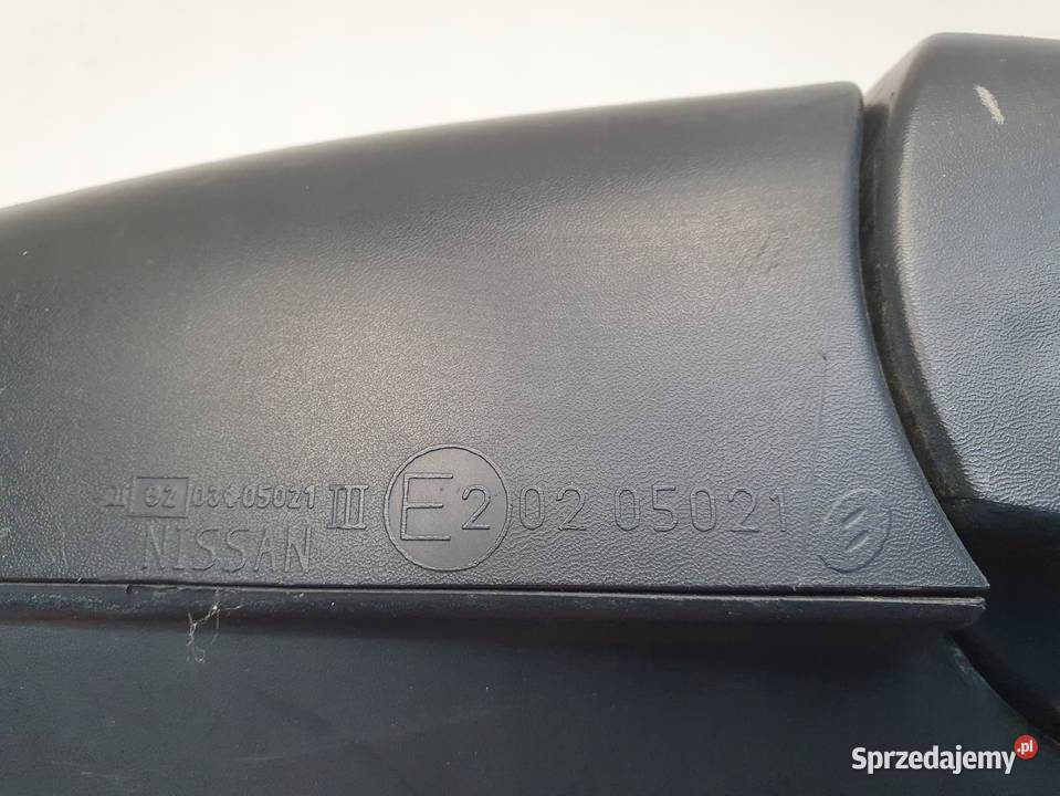 LUSTERKO PRAWE Nissan Note I 0612r PASAŻERA 5 Lusterka zewnętrzne Rudka