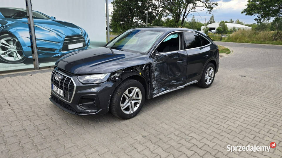 Audi Q5 Sportback S line 20TDI Skóra Alcantara asystent pasa ruchu Karczew