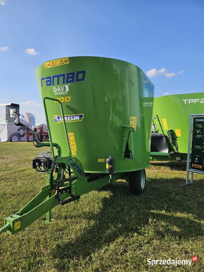 Wóz paszowy paszowóz Faresin Rambo 1100 NOWY Opole