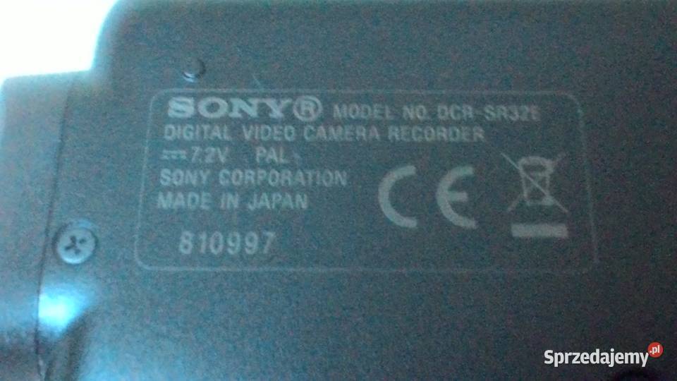 SONY DCRSR32 Handycam HDD 30GB Płońsk