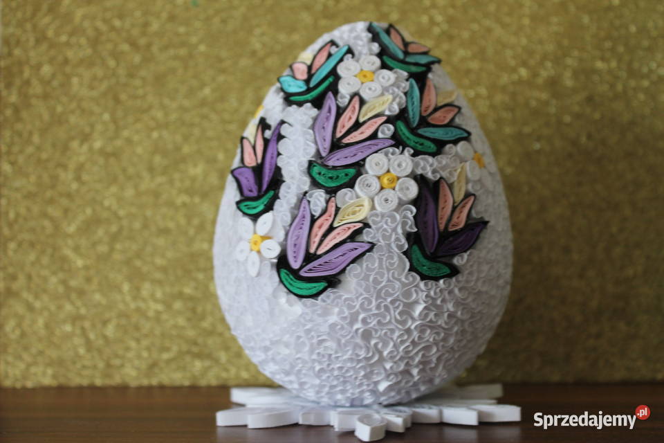 Jajka wilekanocne quilling