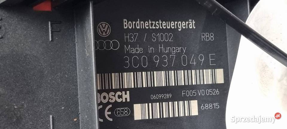 MODUŁ VOLKSWAGEN TOURAN 3C0937049E Lipno