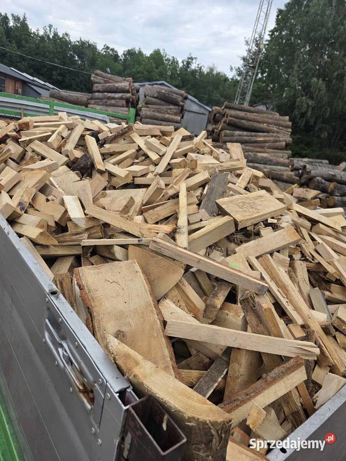 Tani opał dębowy drewno opałowe dąb wywrotka 6mp Hajnówka sprzedam