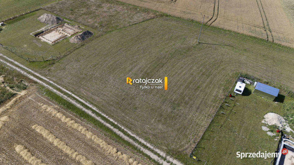 Działka 1014m2 Robakowo Królewska 37m
