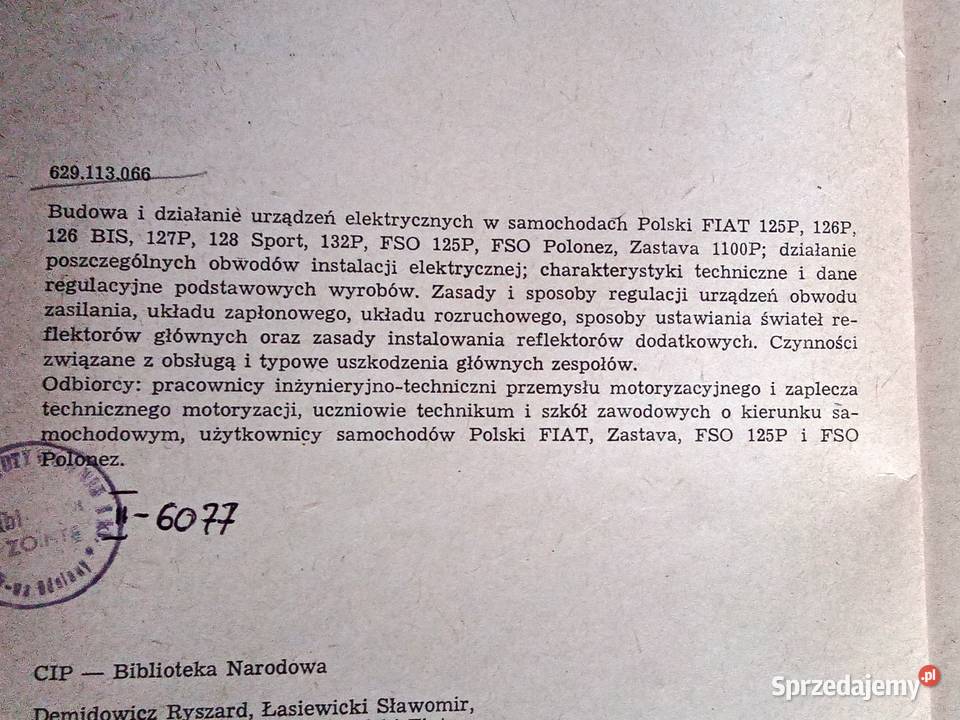 Książki elektronika elektrotechnika samochodowa Legionowo sprzedam