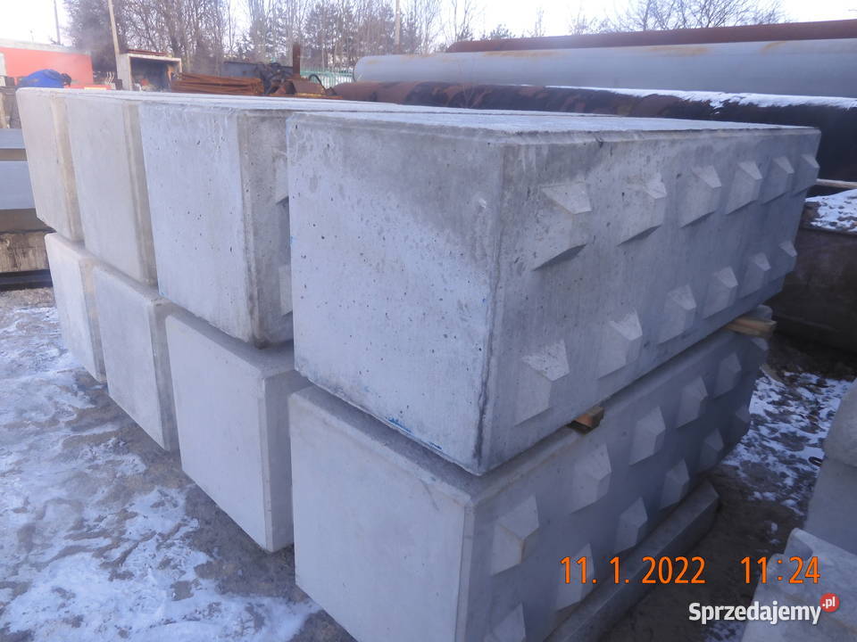 Bloki betonowe klocki lego mury oporowe Materiały budowlane śląskie Dąbrowa Górnicza sprzedam