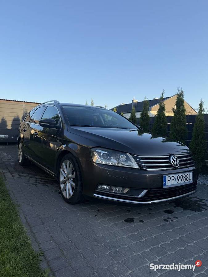 VW Passat 20 TDI 2013r kombi BlueMotion nawigacja wielkopolskie Szydłowo